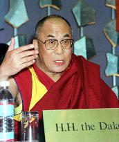 The Dalai Lama holds press confe
